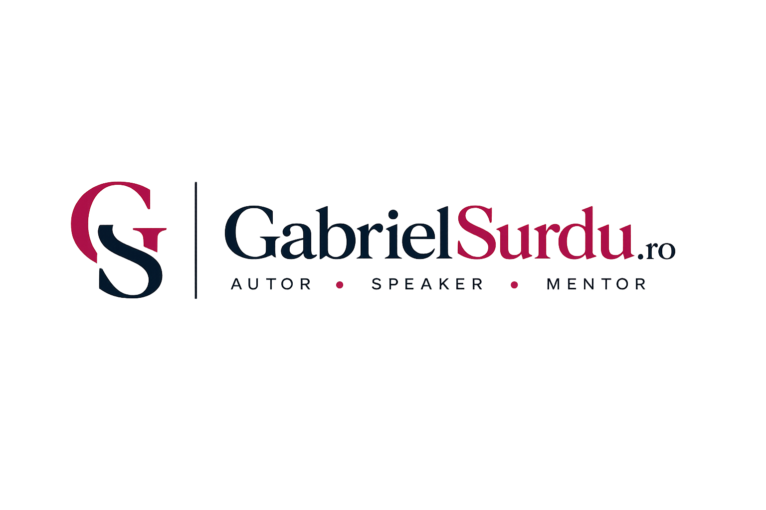 Gabriel Surdu Logo Complet fundal deschis